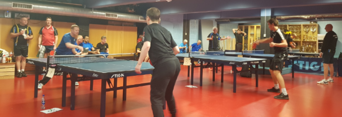 Bordtennisstevne for A-Herrer og B-Herrer